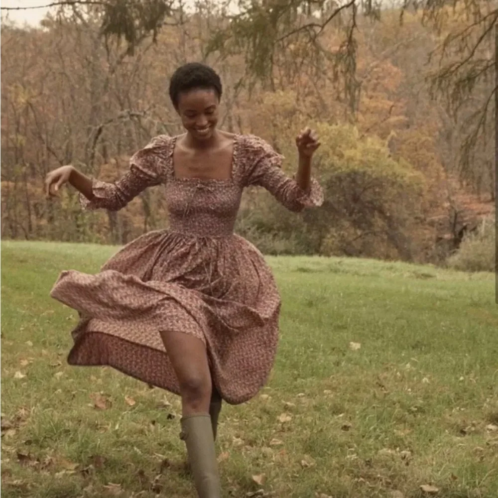 DOEN Bijou Dress in Roseraie Floral Print XS - Picture 5 of 8